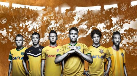 Cinco clubes brasileiros aderem ao amarelo no terceiro uniforme